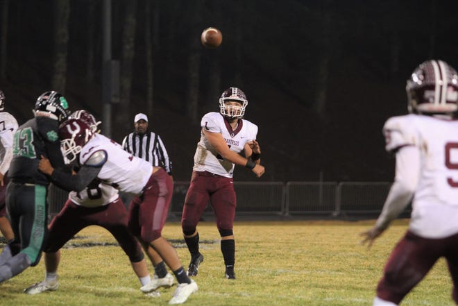 The football season ended for the Owen Warhorses, Nov. 22, with an 18-7 loss in the second round of the NCHSAA 2A State Playoffs against Mountain Heritage. The game was the second meeting of the two Western Highlands Conference teams, and the first appearance by the Warhorses in the second round since 2014.